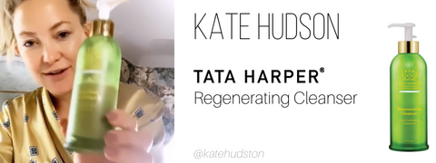 kate hudson: regenerating cleanser from tata harper