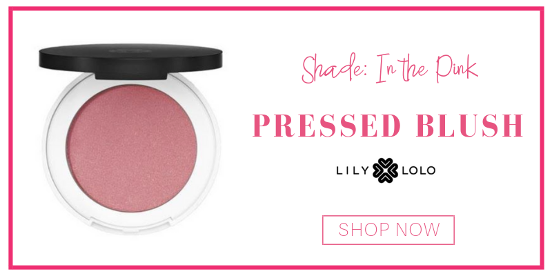 pressed blush in the shade in the pink from lily lolo 