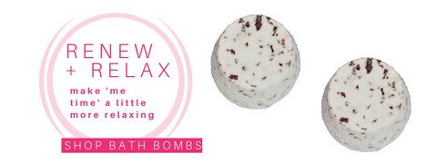 bath bombs. renew and relax: make "me time" a little more relaxing 
