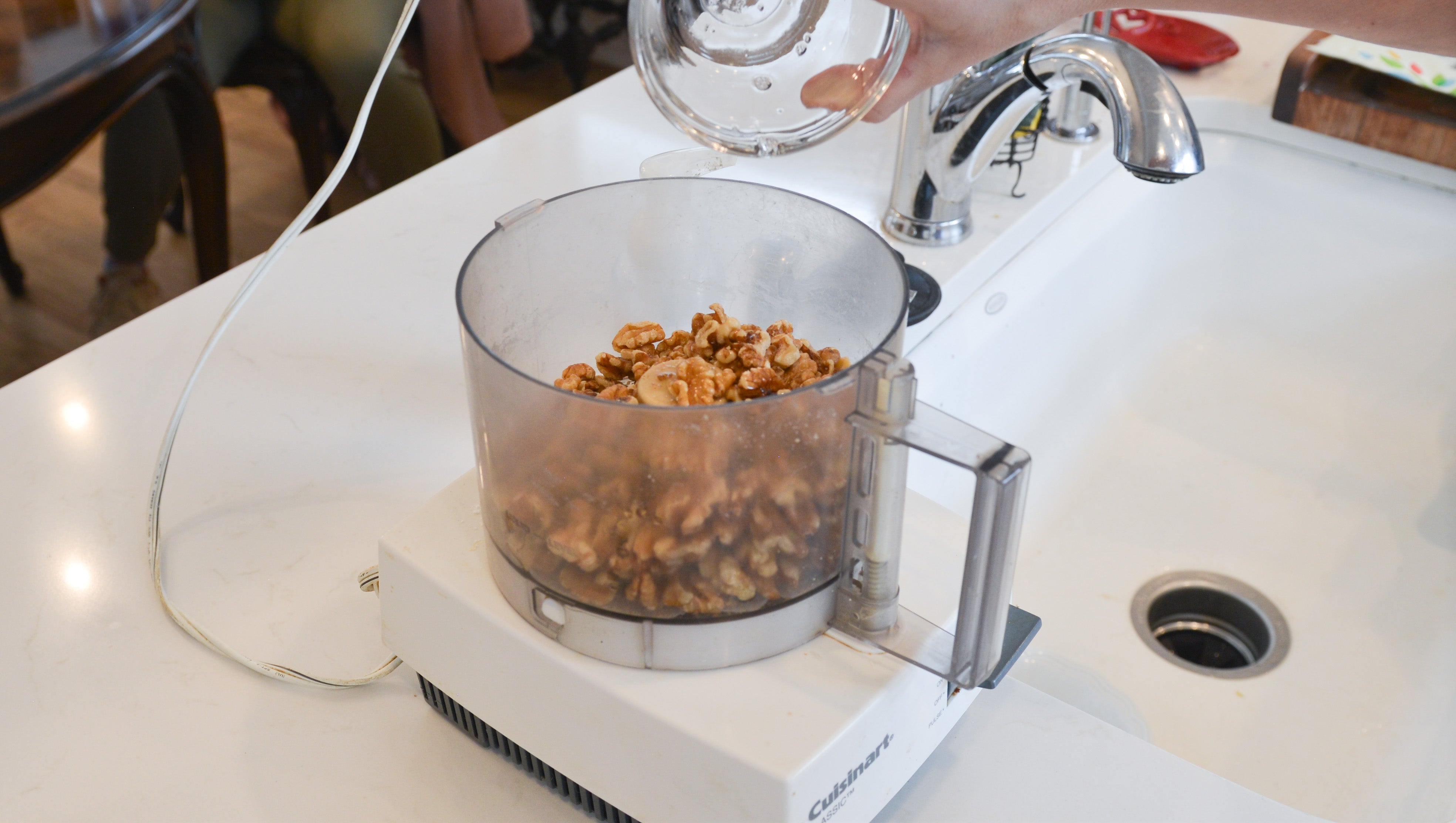 walnut in a food processor