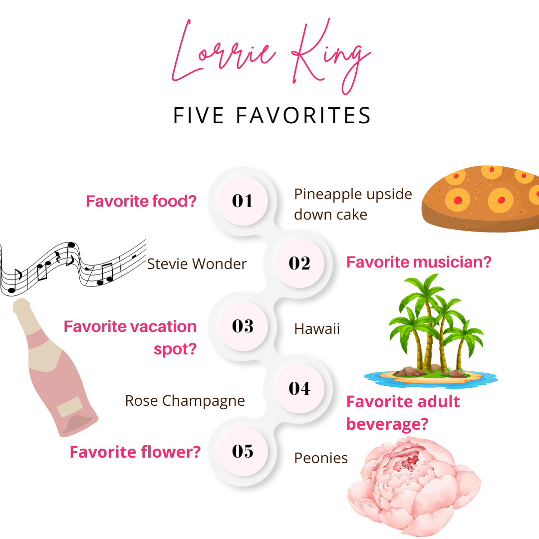 Lorrie King Five Favorites 