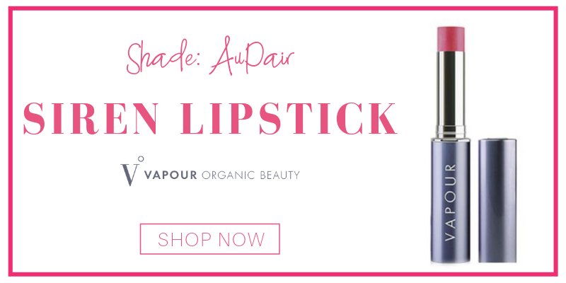siren lipstick in the shade au pair from vapour organic beauty 