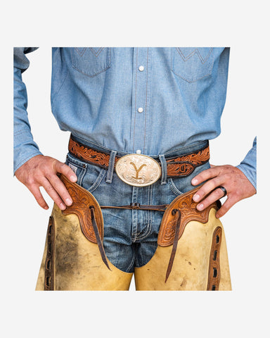 Montana Silversmiths The Dutton Ranch Attitude Belt Buckle