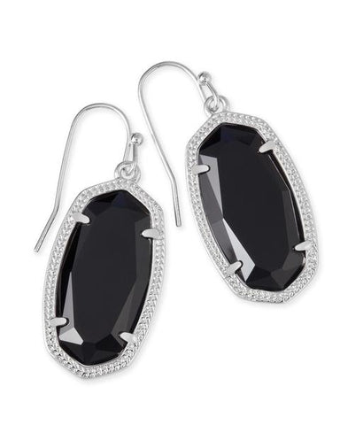 Kendra Scott Black and White Drop Earrings