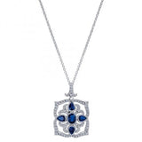 The Birthstone Bulletin Sapphire Necklace