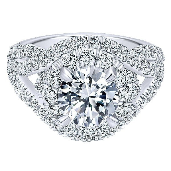 halo style engagement rings