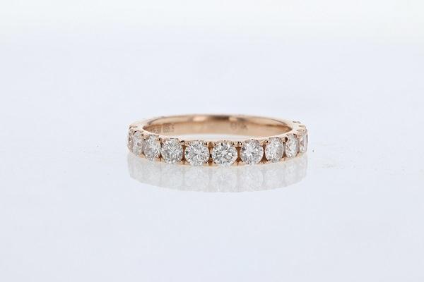 12 diamond pave band