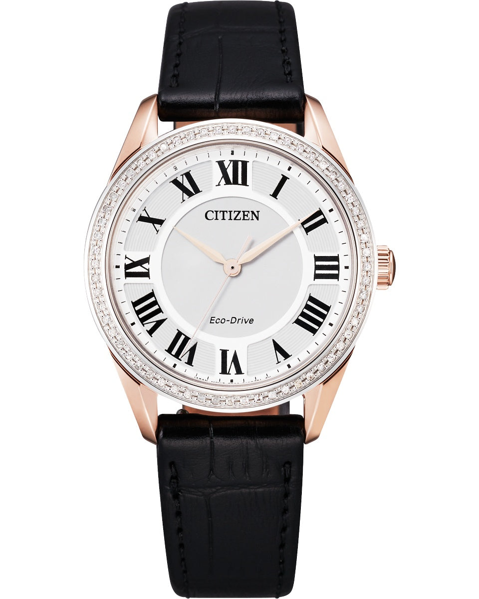 citizen diamond bezel watch