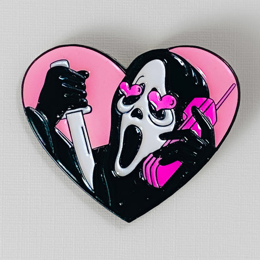 Floral flaming heart enamel pin - sacred crying heart - creepy cute -  pastel goth - lapel pin badge