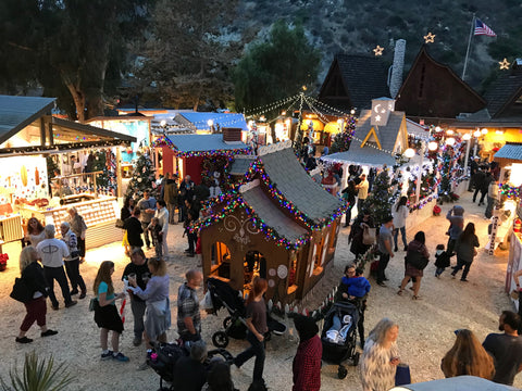 Santa's Village at Winter Fantasy at Sawdust Art Festival in Laguna Beach