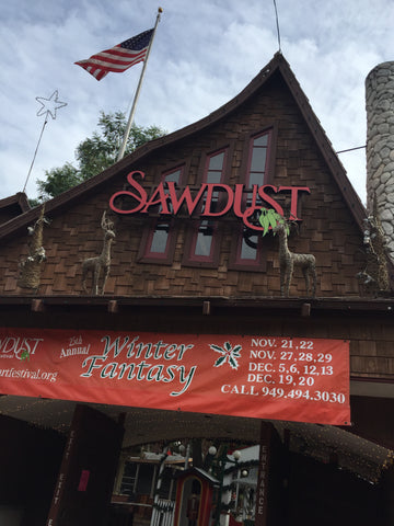 Sawdust Festival entrance, laguna beach, california