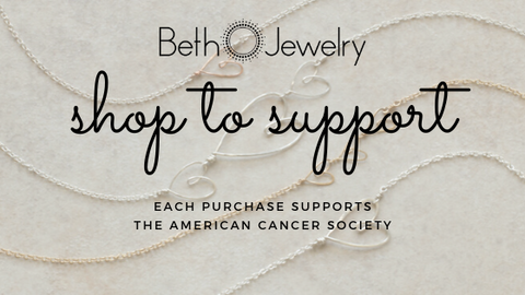 Beth Jewelry supports the American Cancer Society