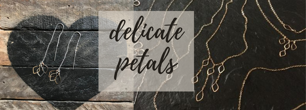 Beth Jewelry delicate petal-shaped jewelry collection