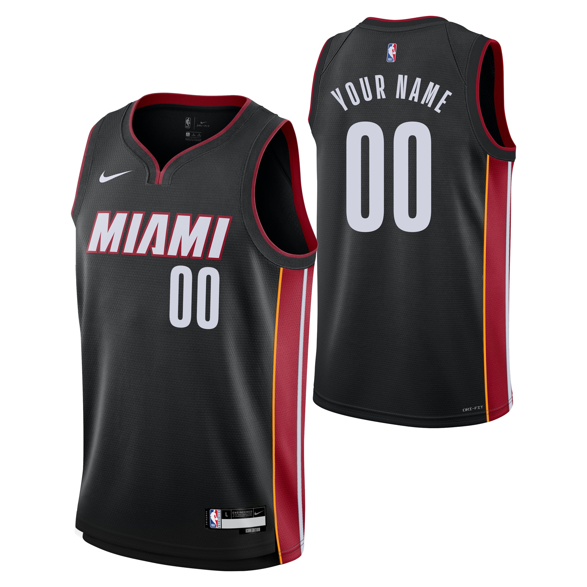 blank miami heat jersey