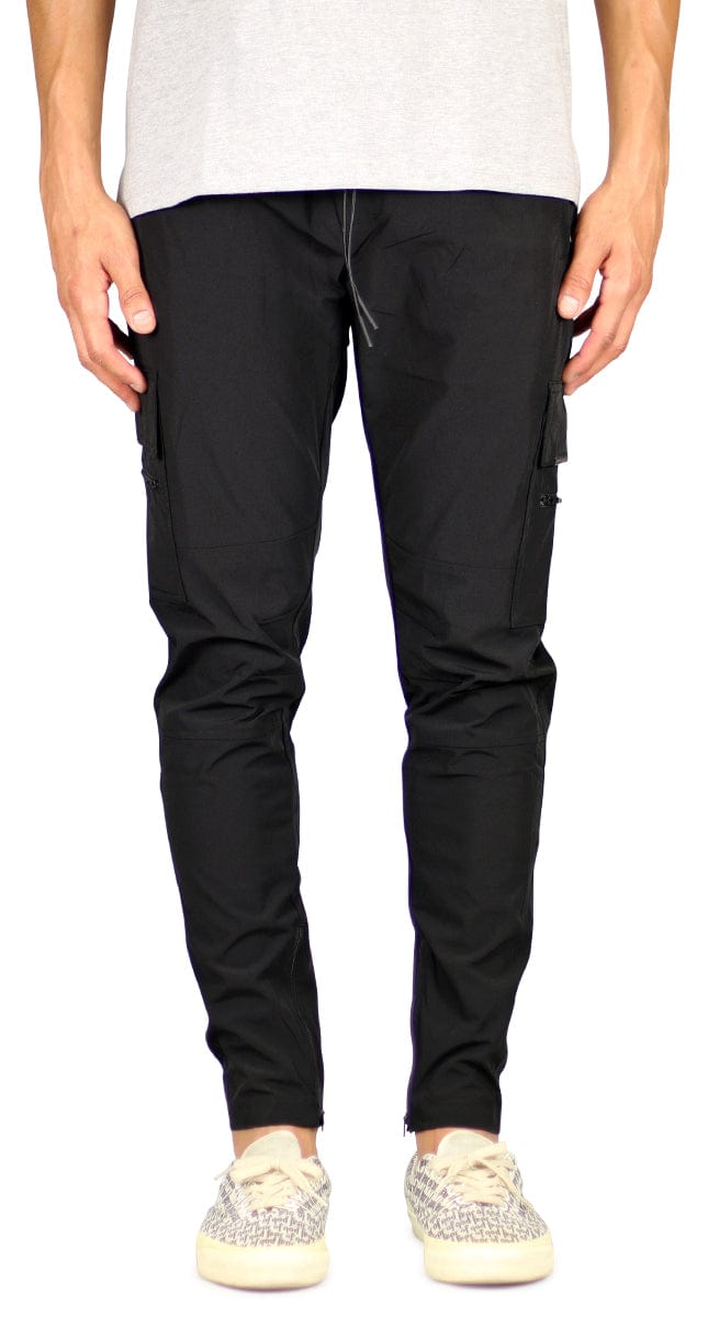 Black Flare Zipper Jean