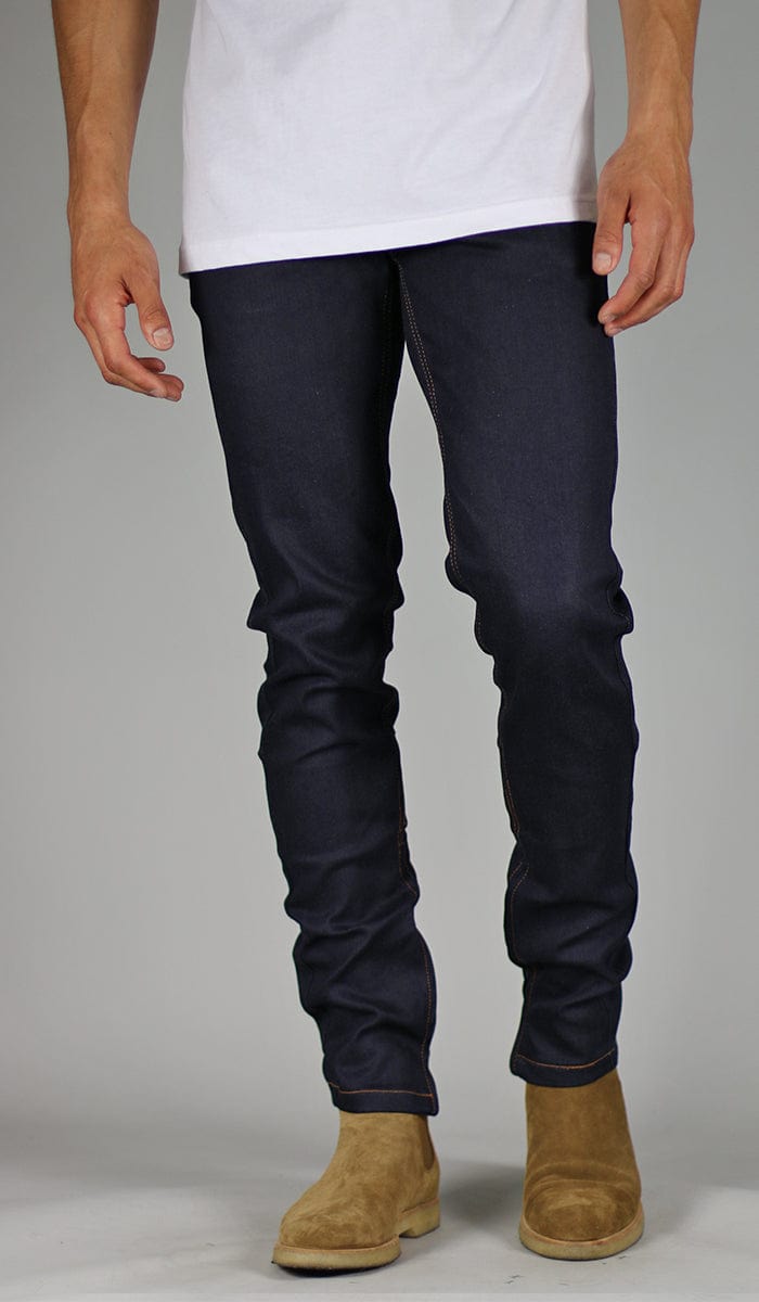 raw indigo denim