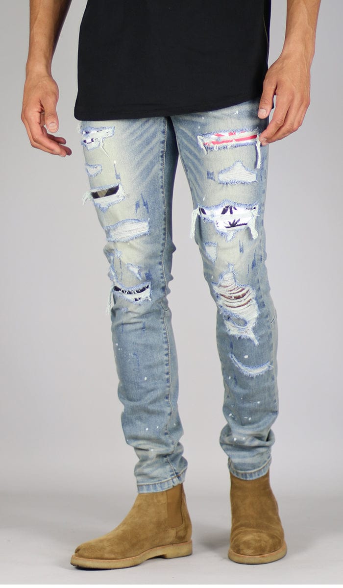 Indigo Patch Jean