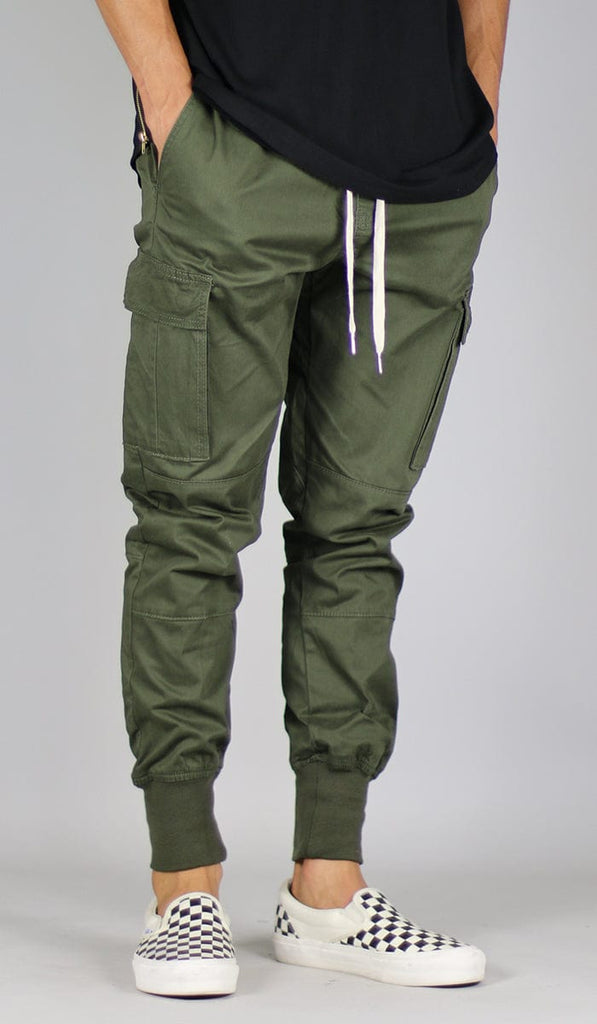 Olive Cargo Jogger | Hyper Denim – HYPER DENIM