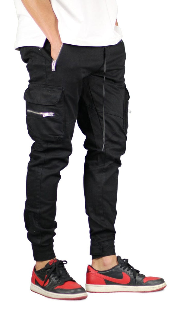 Black Combat Pants | Premium Fabrics | Hyper Denim – HYPER DENIM