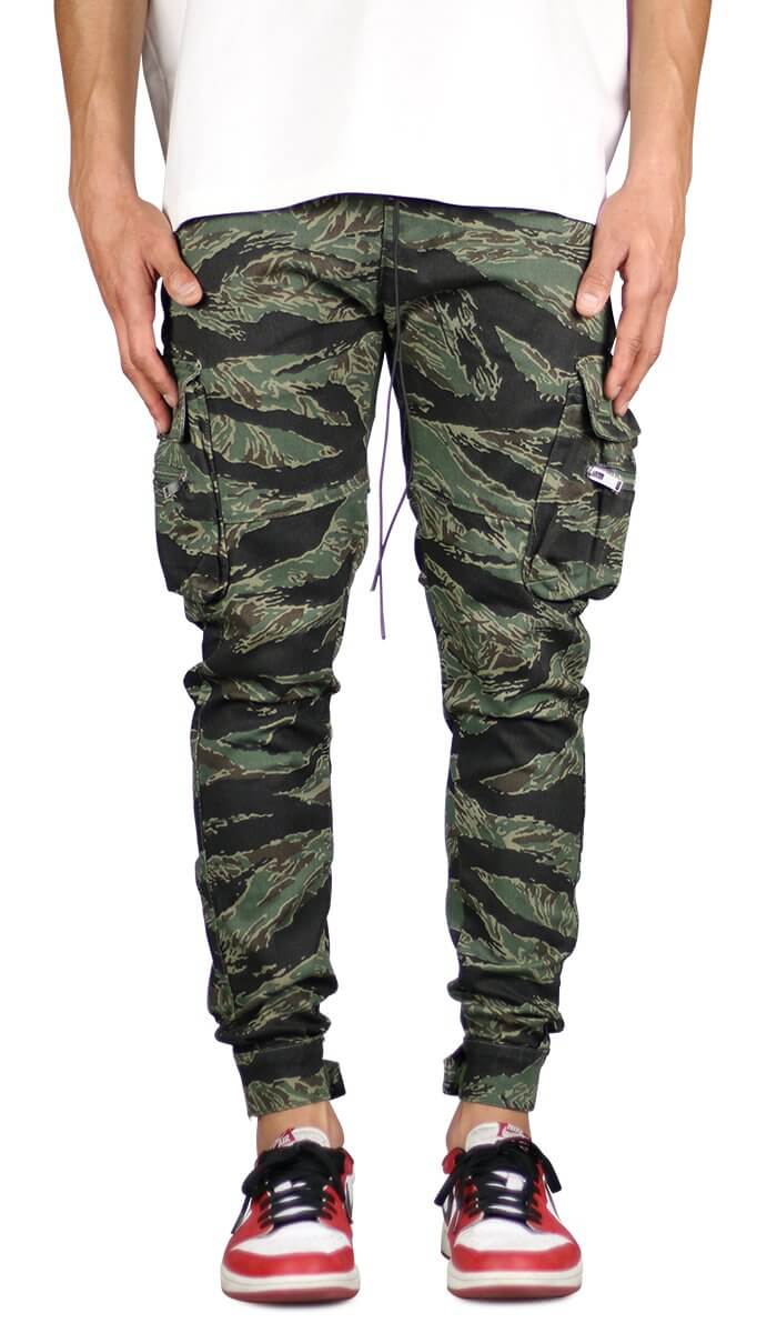 Tiger Stripe Combat Pants | Premium Fabrics | Hyper Denim