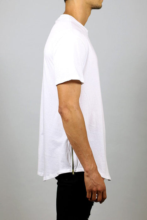 Zipper Long T-Shirts - HYPER DENIM