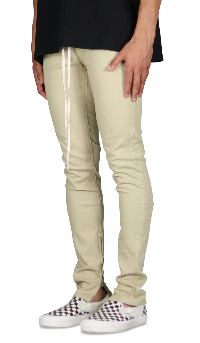 khaki denim pants