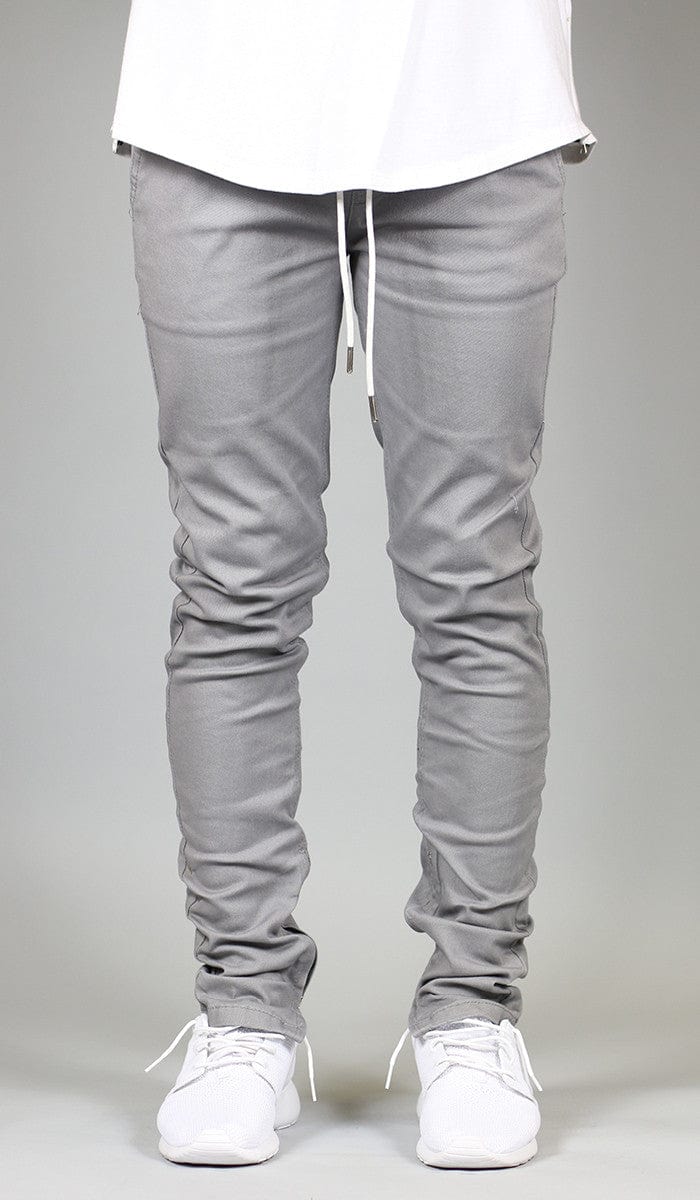 Gray Zipper Pant