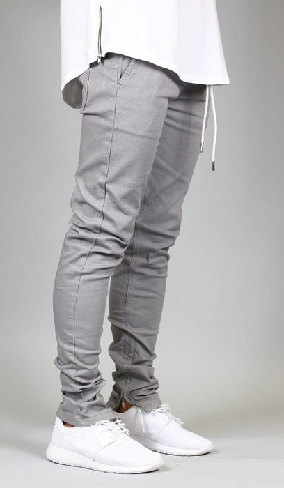 Gray Zipper Pant - HYPER DENIM