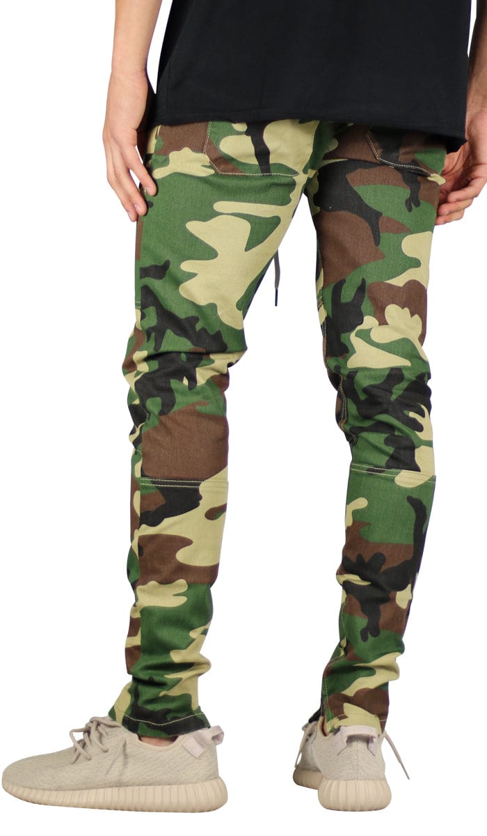 Men's Woodland Camo Zipper Pant | Hyper Denim – HYPER DENIM