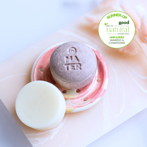 MATER Beauty solid shampoo and conditioner bar Best of Natural 2023