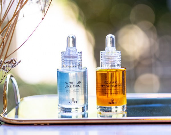 MATER Beauty Face serums - water + oil