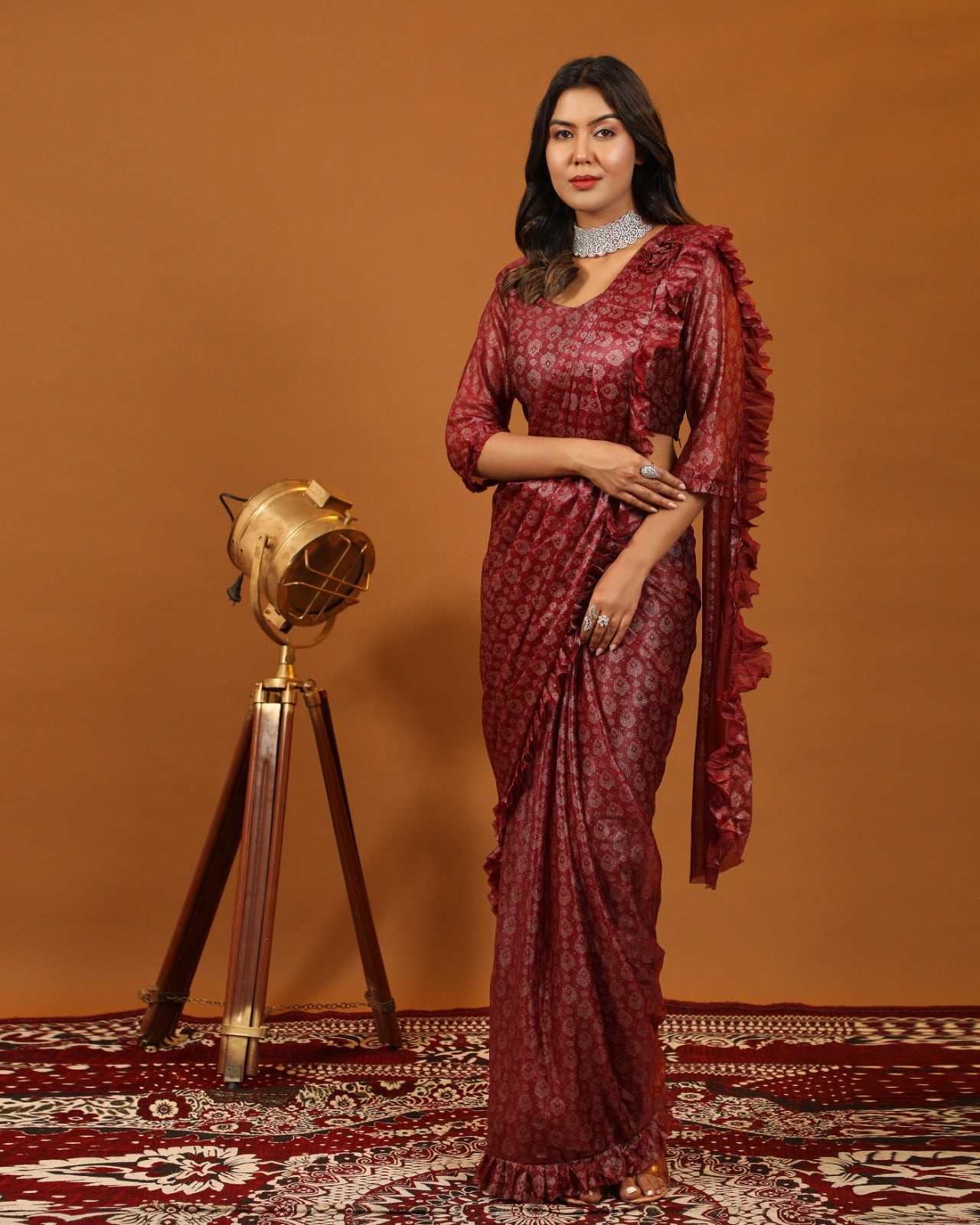 Mahadev FANCY Readymade saree 1562