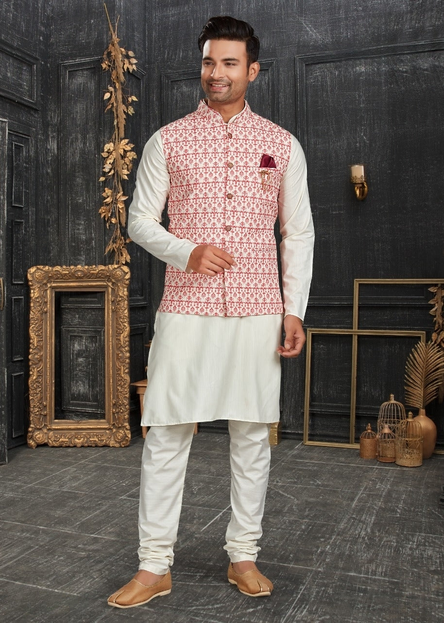Dark Pink Colour Function Wear Exclusive Wholesale Kurta Pajama Catalog  2023 - The Ethnic World