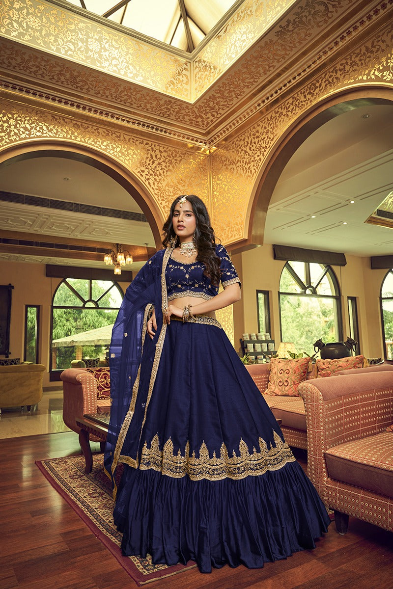 Rajwada Lehenga : Exploring the Majesty of Regal Reverie.