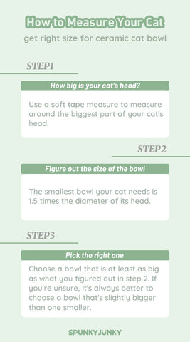 how to Measure Your Cat for the Right Ceramic Cat Bowl Size