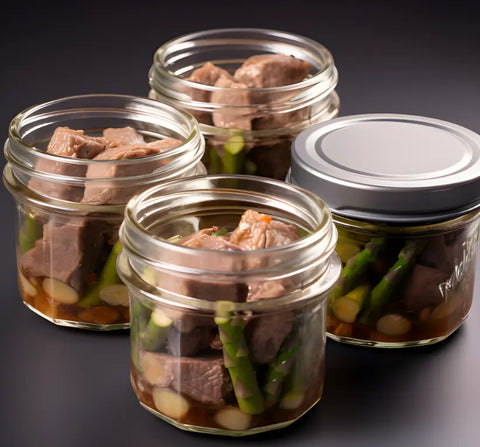 storage method for homemade cat food with Lamb and Asparagus