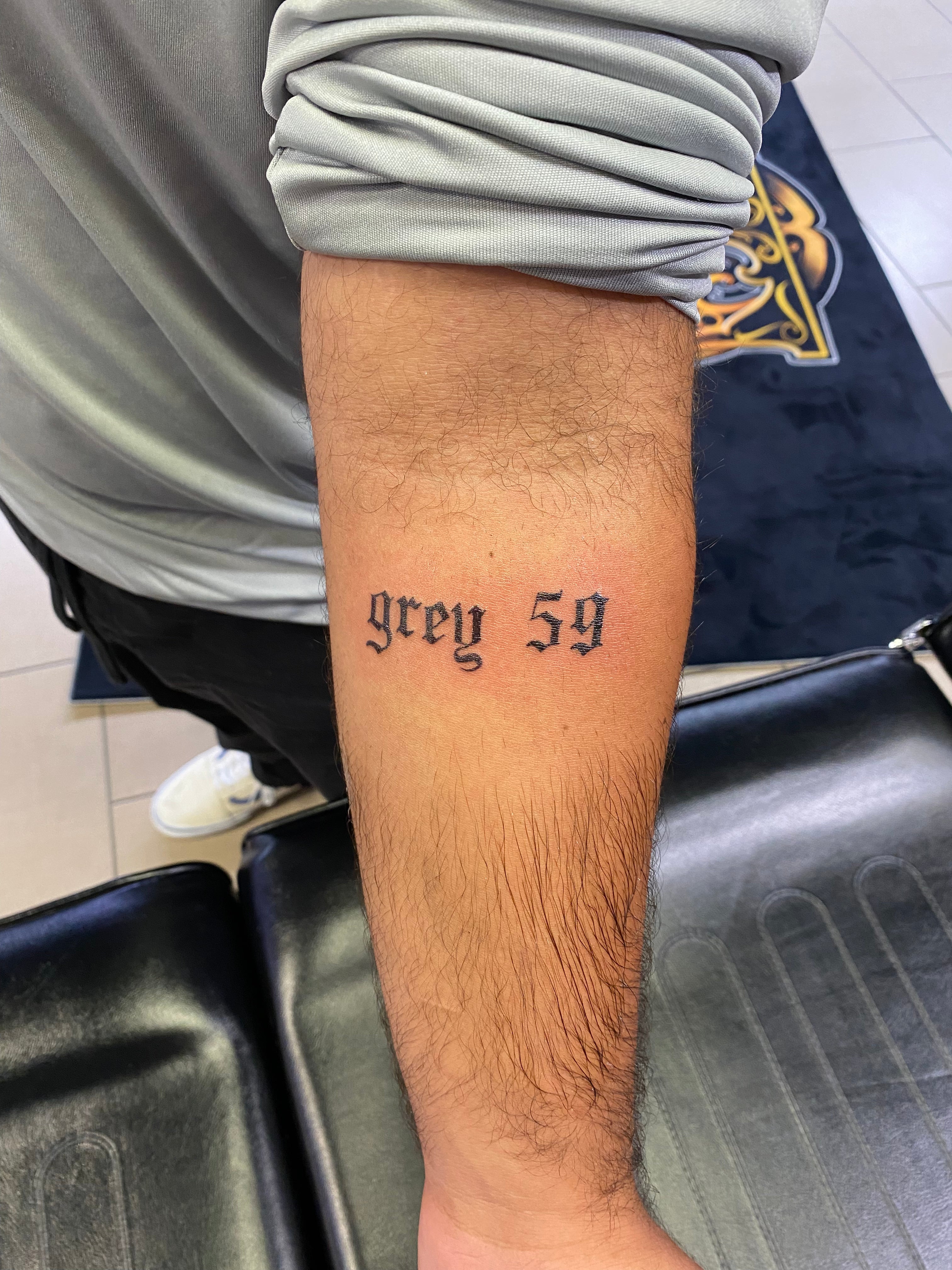 GRAYGREY Tattoo I got 2 days ago still healing  rG59