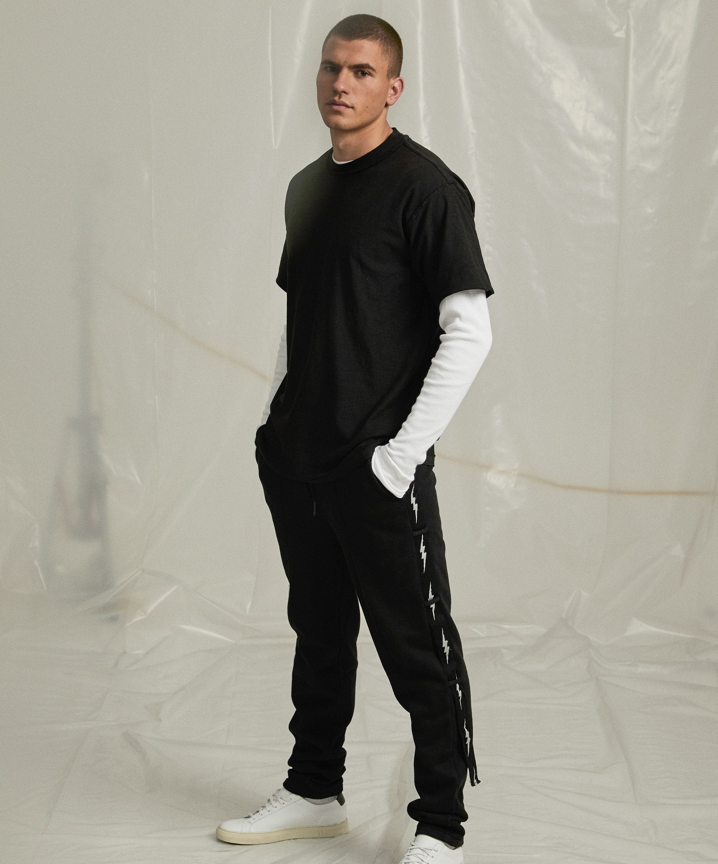 Las Palmas Trouser Sweatpant - Black