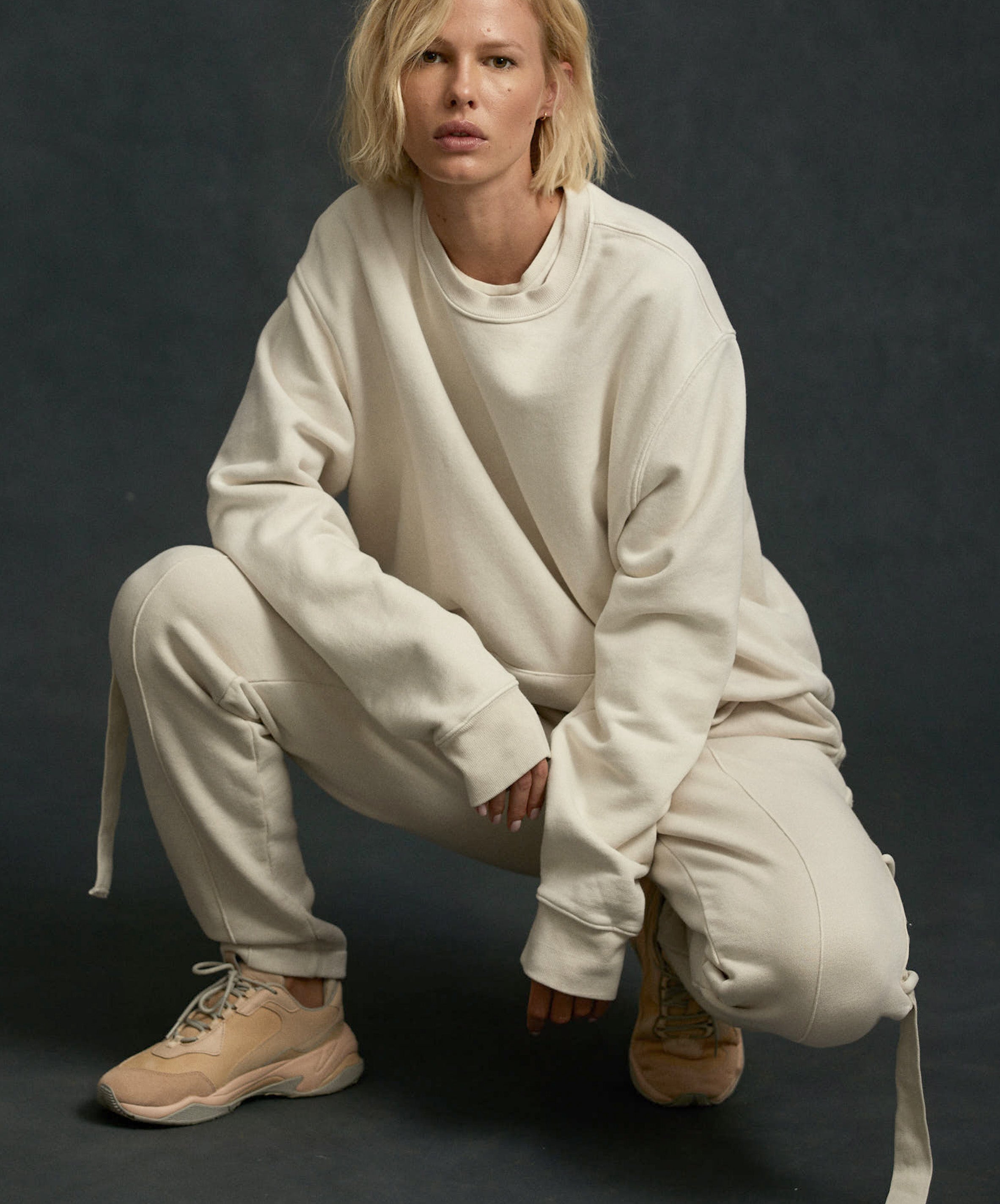 Las Palmas Trouser Sweatpant - Ivory