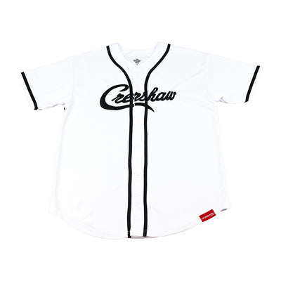 Crenshaw Baseball Jersey - White/Red – The Marathon Clothing