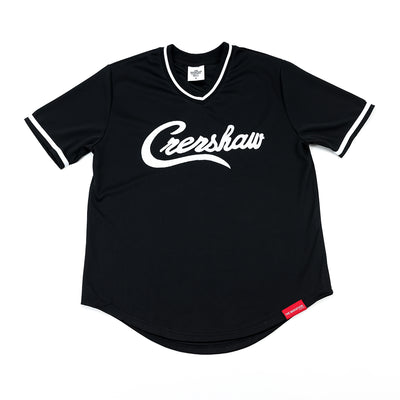 Crenshaw Baseball Jersey - Black – The Marathon Clothing