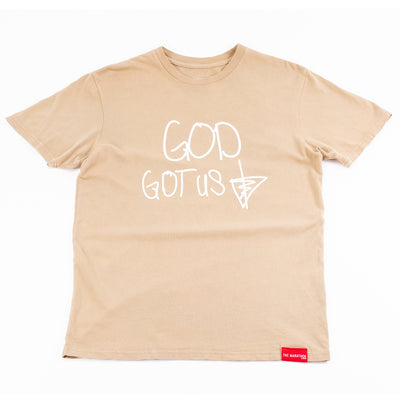 Black on Black Long Sleeve OG Box Logo Tee – God Got Me Store