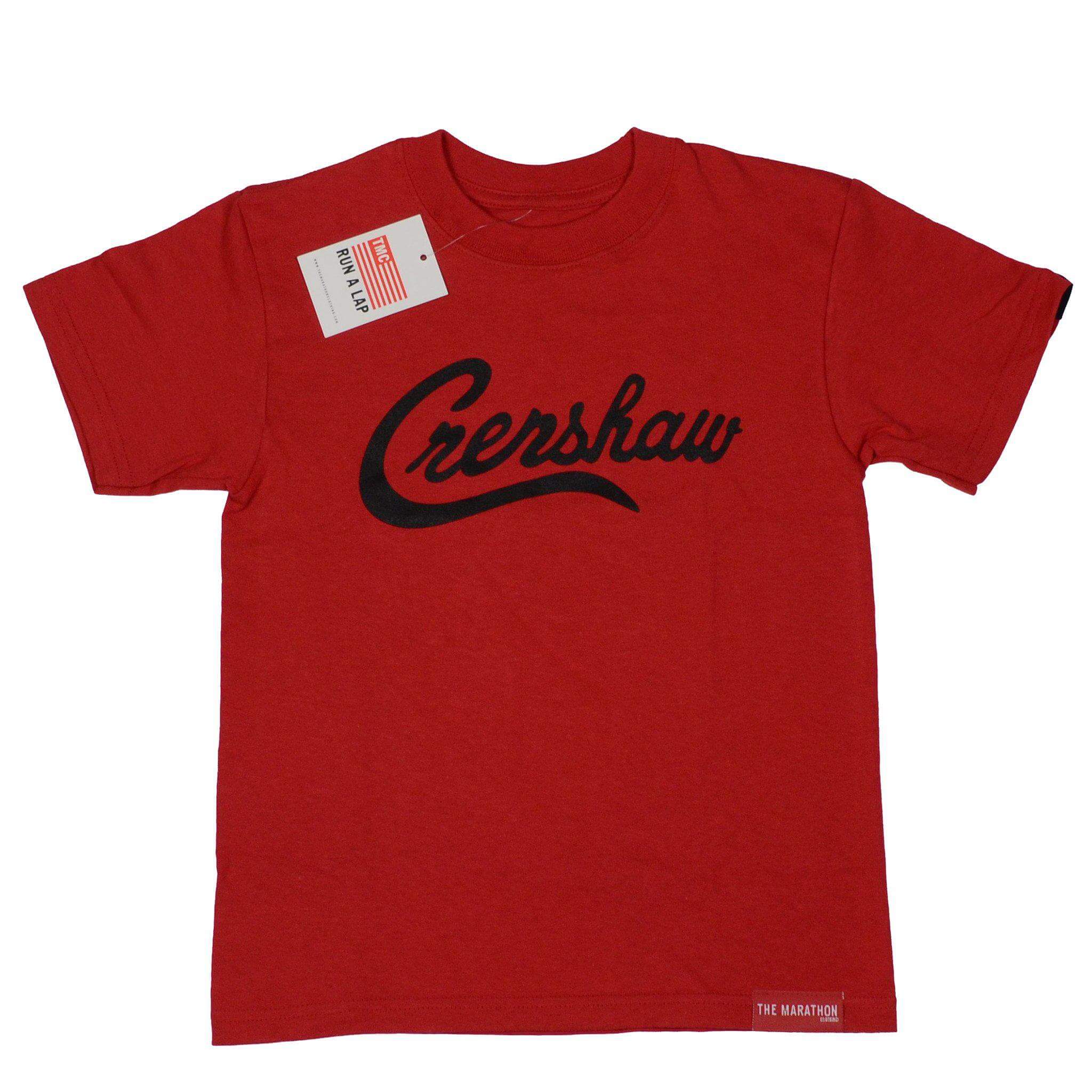 The Marathon Clothing Kids' Crenshaw T-Shirt, Red/Black