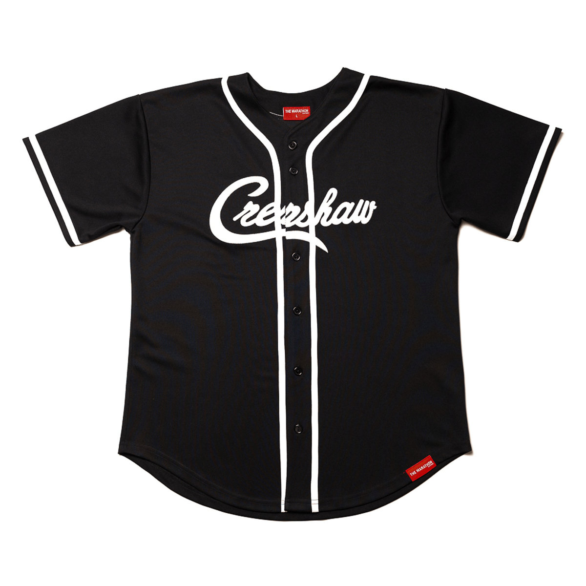 vruchten Hijsen Afrekenen Crenshaw Baseball Jersey - Black – The Marathon Clothing