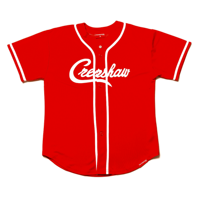 Crenshaw Pinstripes Baseball Jersey-Red – Todays Man Store