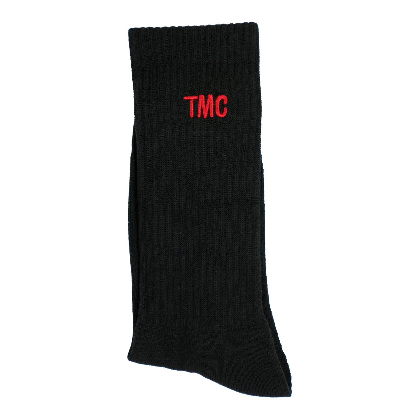 TMC (Embroidered) Sock - Black/Red – The Marathon Clothing