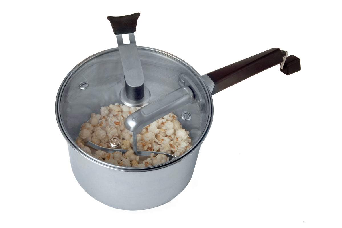 Wabash Valley Farms Copper-Plated Stainless Steel Whirley-Pop Popcorn Popper