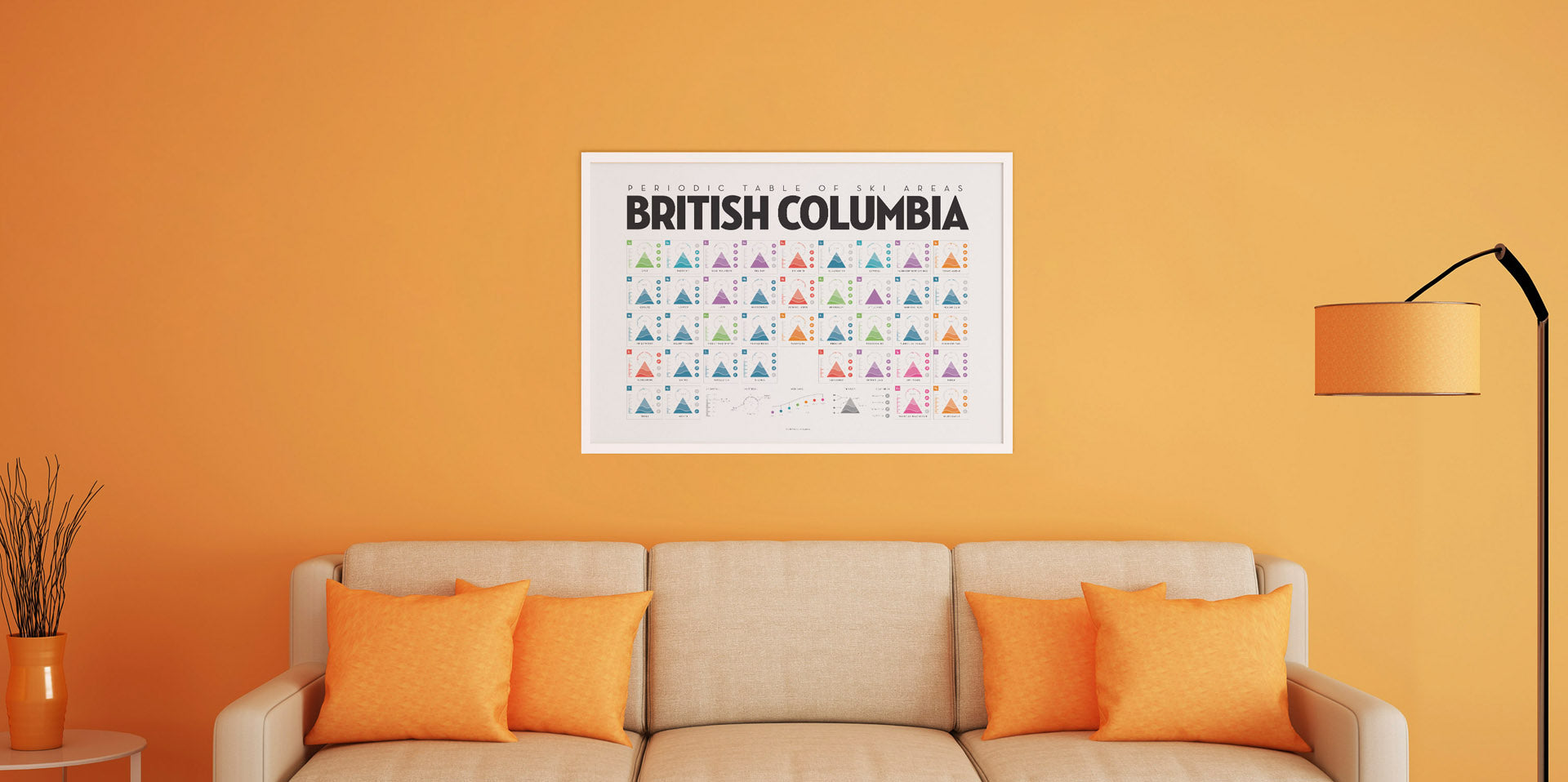 Orange Room British Columbia Print