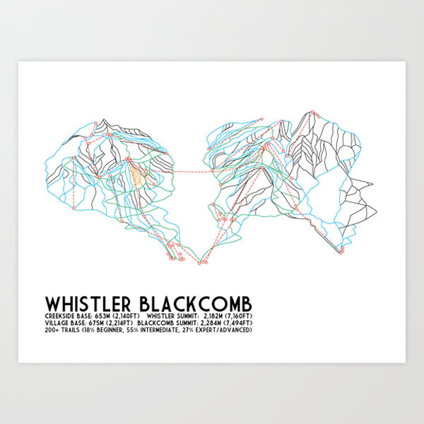 whistler blackcomb map