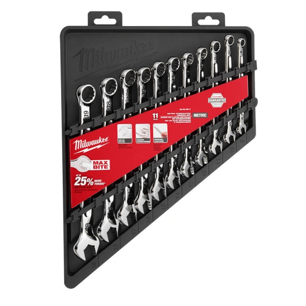 11Piece Metric Combination Wrench Set